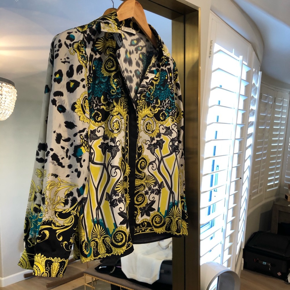 SOLD Versace Collection Printed Silk Shirt